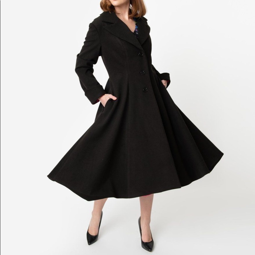 Black Swing Coat